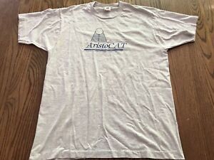 Vintage Aristocat court reporting software Shirt Adult XL Single Stitch 80s