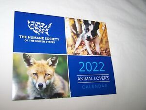 The Humane Society of the United States 2022 Wall Calendar Animal Lover&#039;s; New