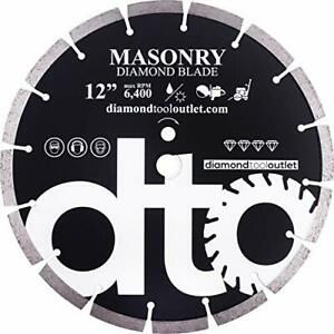 dto SGP12P 12-Inch Premium Diamond Segmented Saw Blade for General Purpose Ma...