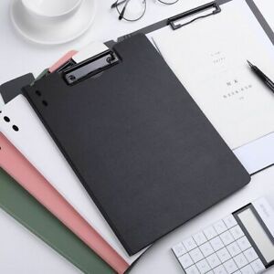 School Stationery A4 Clipboard Writing Pad Plastic File Folder With Metal Hook