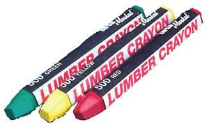 RED-LUMBER CRAYON MARKER 80322  - 1 Each