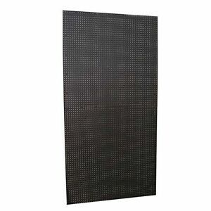 QTY=3: Peg Boards 4&#039;x8&#039; Black 1/4&#034; Holes Punched Black Paper Backer 853544006010
