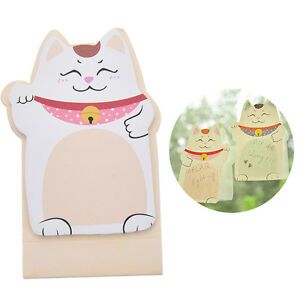 Korean Lucky Cat Beckoning Neko Memo Maneki Bookmark  Notes .AA