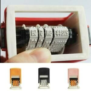1pc Mini Self-Inking Date Rubbers Stamp Mini Stamps Stationery Plastic S6V0