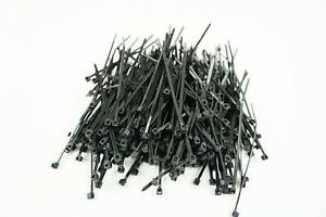 1000pcs 4&#039;&#039; Zip Cable Ties Industrial Pack Nylon Wire Tie Wraps UV Black 18lbs