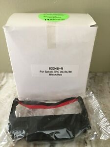 Lot of 7 New Compatible Epson ERC 30/34/38 Black/Red Ribbons NIB *FREE SHIPPING*