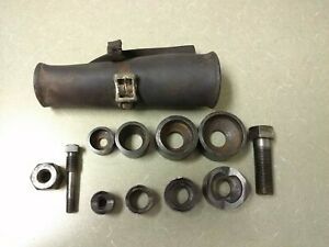 Vintage Greenlee Conduit Knockout Set # 735 with Leather Case