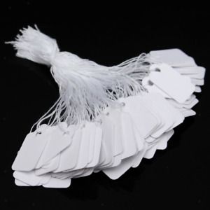 Rings Labels Price Tags Strung Writable Jewelry Watch Sale Display Tags