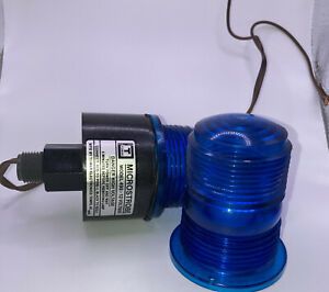 Tomar 490-12V Microstrobe Light Model 490 12V DC Color: Blue No Bulb Extra Top