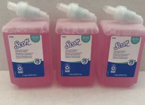 (3) SCOTT Pro Foam Skin Cleanser w/ Moisturizers Soap 91552 (1 Liter 33.8 oz)