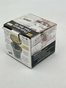 Hubbell Raco Floor Outlet Box With Polished Brass Cover 6224 New Open Box
