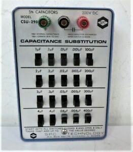 SPC CSU-290 CAPACITOR DECADE CALIBRATION MODULE