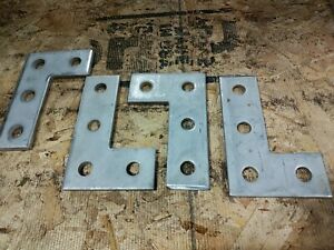 Unistrut 4-Hole Flat &#034;L&#034; Stainless (1pcs)