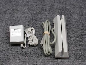 Magtek 21088007 RS232 Interface Magnetic Stripe Reader w/ Power Adapter *Tested*
