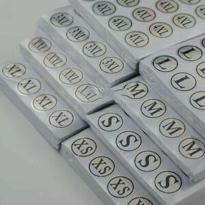 Reflective Paper Sticker Labels Foe Clothing Size Adhesive Printed Tag