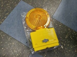 FLEX-O-LITE SUNDOWNER SIGNAL LIGHT SAFETY TRAFFIC CONSTRUCTION ROAD ORANGE NEW