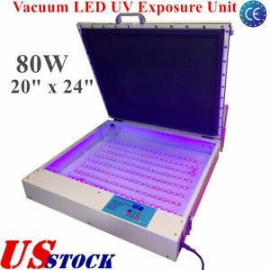 US Stock, CALCA Tabletop Precise 20&#034; x 24&#034; 80W Vacuum LED UV Exposure Unit