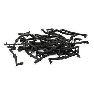 32PCS Plastic Retaining Clips Peg Board Locks Hook For Garage Organization SA
