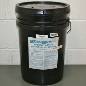STI Firestop Fire Barrier Mortar SSM106, 6 Gallon Pail, Red, SpecSeal SSM