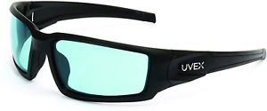 Uvex by Honeywell Hypershock Safety Glasses, Black Frame with Gray Lens &amp; HydroS