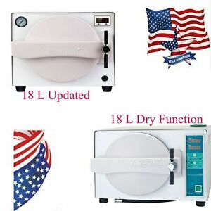 18L Dental Automatically Steam Sterilizer Medical Sterilizition w Dry Function