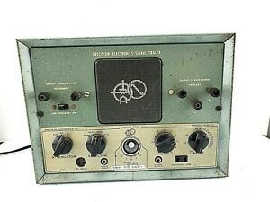 RARE VINTAGE PRECISION ELECTRONICS SIGNAL TRACER MODEL 202 W/ EYE TUBE