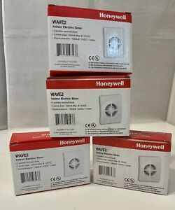 Lot of 4 Honeywell Wave2 Indoor Electric Siren 12V DC 106dB New in Box