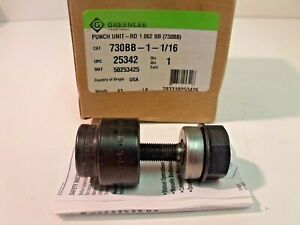 NIB Greenlee 730BB-1-1/16 Standard BB Round Punch Unit:  Size 1-1/16&#034;