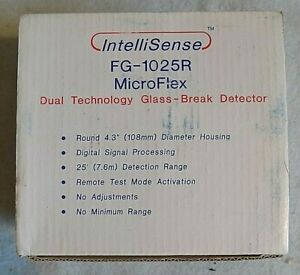 IntelliSense FG-1025R MicroFlex Glass-Break Detector - NEW