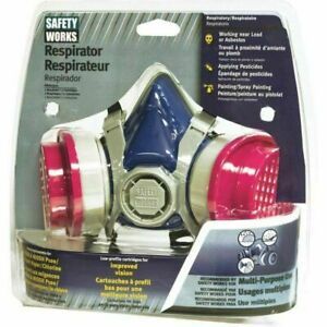 Safety Works SWX00320 Multi-Purpose Half Mask Respirator