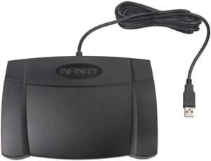 Executive Communication Systems Infinity 3 USB Foot Pedal Control with Computer