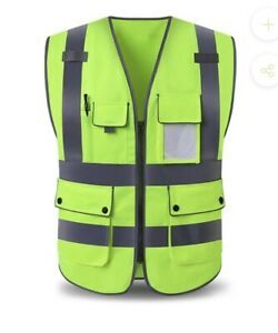 Smasys 4XL Hi Visibility Working Safety Vest