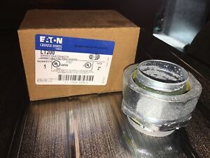 EATON Crouse-Hinds Straight Male Connector w/o Insulated Throat Bushing 2” LT200