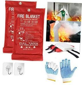 Fire Blanket Fire Suppression Blanket | Fiberglass Fire Blankets Emergency for