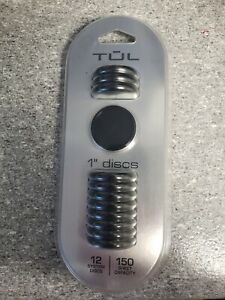TUL 1&#034; Black Expansion Discs (12 System Discs 150 Sheet Capacity) [NEW, SEALED]