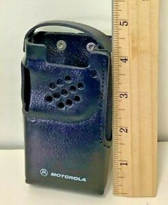 Motorola Radio Leather Holster 2.25&#039;&#039; x 4&#039;&#039;  W/ Swivel  NDN4013A