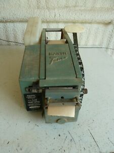 Marsh Gummed Tape Dispenser Model 5HT Hand Taper Machine Complete Good Condition