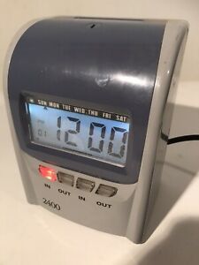 Pyramid 2400 Time Clock 2400AT Time Recording Equipment. No Key