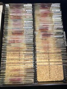 Vintage 60’s/70’s Medical Human Anatomy Microscope Slides Histo Pathology GI Liv