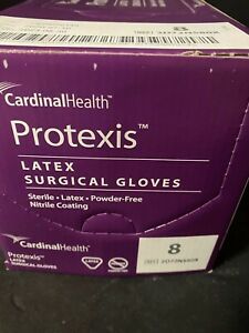 Cardinal Health Protexis Latex Sterile Surgical Gloves 50 Pairs Size 8 Exp 23