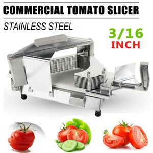 Pro Commercial Tomato 3/16&#034; Heavy Duty Cutter Industrial Cutting Machine