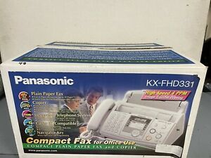 Panasonic KX-FHD331 Compact Plain Paper Fax Copier and Telephone System NEW