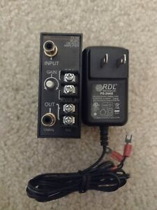 Radio Design Labs (RDL) TX-1W Music on Hold Amplifier PS-24AS Power Supply
