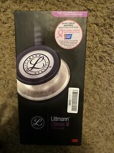 3M Littmann Classic iii Stethoscope/ Rose Pink/ 27” New Special Edition Cancer