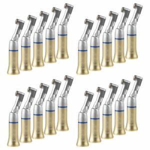 20PCS Dental Low Slow Speed Contra Angle Handpiece E-Type Latch yabangbang gold