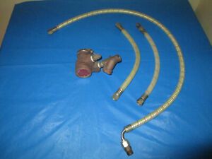 PROCON CARBONATOR PUMP COCA~COLA CO2 C01504M EE10 P3 Vintage Brass w/ 4 Hoses