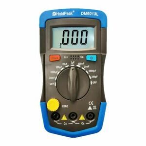 Capacitance Meter Professional Digital Capacitor Handheld Electronic Tester LCD