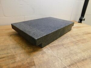 Pro Granite Inspection Surface Plate 18&#034; L x 12&#034; W x 3&#034; T  00150029 DAMAGE