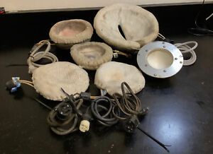 Lot of 6 Glas-Col Fabric Heating Mantles with Cords