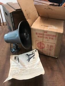 NEW IN BOX ATLAS SOUND LOUDSPEAKER KS-16846 L2 MODEL SA-202 45 OHMS 7.5w MANUAL!